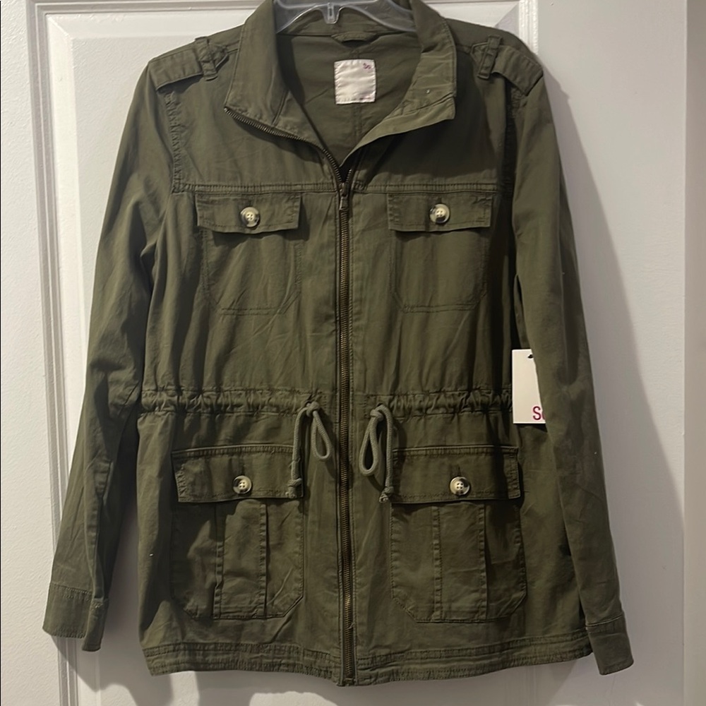 Olive Green Utility Jacket